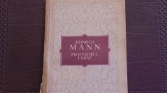 HEINRICH MANN - PROFESORUL UNRAT - ROMAN PSIHOLOGIC - 258 PAG.-