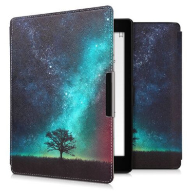 Husa pentru Kobo Aura One, Piele ecologica, Multicolor, 39610.26 foto