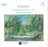 George Enescu, Quatuor Ad Libitum - String Quartets Nos. 1 &amp; 2, CD