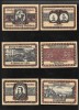 Set Notgeld 6 x 50 pf L&ouml;rrach, Europa
