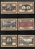 Set Notgeld 6 x 50 pf L&ouml;rrach, Europa