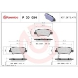 Placute frana Hyundai Grandeur (Hg) 01.11-, Grandeur (Tg) 06.03-06.12; Kia Optima (Fsgds6b) 01.10-04.17; Ssangyong Korando (C300) 02.19-, Tivoli 01.1, BREMBO