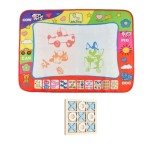 Pachet educativ pentru copii , covoras de desen cu apa si joc X si 0 din lemn, Dactylion