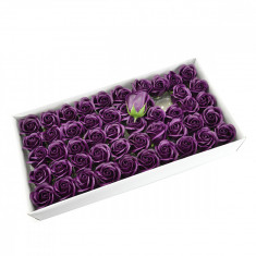 Trandafiri Sapun 5cm Black Purple foto