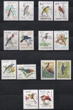 Argentina 1962,1963,1964,1966, 1967, 1969,1970 - Păsări, 7 Serii, MNH, Nestampilat