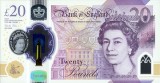 Marea Britanie 20 Pounds 2018 - Elizabeth II, Polimer, P-396 UNC !!!