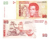 Argentina 20 Pesos 2013 P-355c UNC