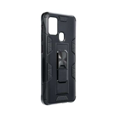 Husa Antisoc Magnetica Premium Forcell Defender cu Suport Telefon pentru Samsung A41, Neagra foto
