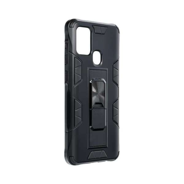 Husa Antisoc Magnetica Premium Forcell Defender cu Suport Telefon pentru Samsung A41, Neagra