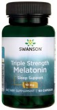 Melatonina 10mg 60cps Triple Strenght Swanson