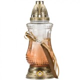 Candela Sticla Fundita 808FP 42h Max-Pol Transparent Perla DNC35931