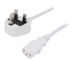 Cablu alimentare 3x1mm2 5m alb 3A