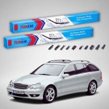 Cumpara ieftin Ștergătoare Mercedes-Benz Clasa C S203 T-Model 2003-2007 | Set Față Flat &ndash; TeamCar&reg;