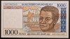 Bancnota Madagascar 1000 Ariary 1994, UNC