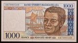 Bancnota Madagascar 1000 Ariary 1994, UNC