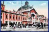 Bucovina 1921 Cernauti Czernowitz - Hauptbahnhof - Gara - printata, culori vii, foarte animata, circulata catre Brunn, 1 timbru intact