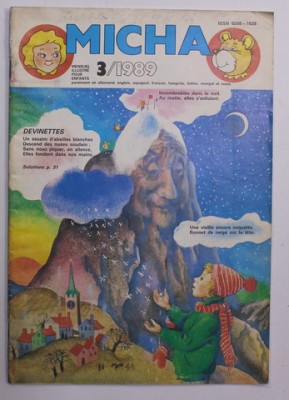 MICHA - MENSUEL ILLUSTRE POUR ENFANTS , NR. 3 / 1989 foto