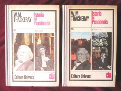 &amp;quot;ISTORIA LUI PENDENNIS&amp;quot;, Vol. I+II, W. M. Thackeray, 1980 foto