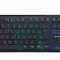 TASTATURA GEMBIRD USB, multimedia 104 taste + 12 taste multimedia, backlight &quot;Rainbow&quot;, black &quot;KB-UML-02&quot; (timbru verde 0.8 lei)