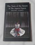Henry James - The Turn of the Screw &amp; The Aspern Papers, Wordsworth, Engleza, Paperback, Carte straina