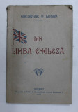 DIN LIMBA ENGLEZA de GHEORGHE V. LORAN , 1927