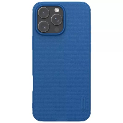 Husa iPhone 16 Pro Max Nillkin Super Frosted Shield Pro, albastru foto