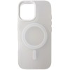 Husa spate TPU cu plastic alb, magnet, pentru Apple iPhone 17