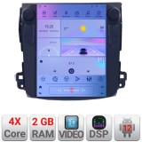 Navigatie Tesla Mitsubishi Outlander 2007-2011, GPS, CarPlay, Android Auto, 2GB+32GB