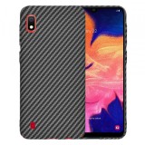 Husa pentru Samsung Galaxy A10 A105, Techsuit, Carbonite FiberShell, Neagra