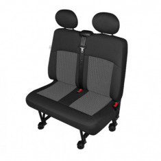 Husa scaun auto bancheta dubla Van Perun DV2 L pentru Citroen Jumper, Fiat Ducato, Ford Transit, Iveco Daily, Peugeot Boxer, Vw Crafter AutoDrive ProP