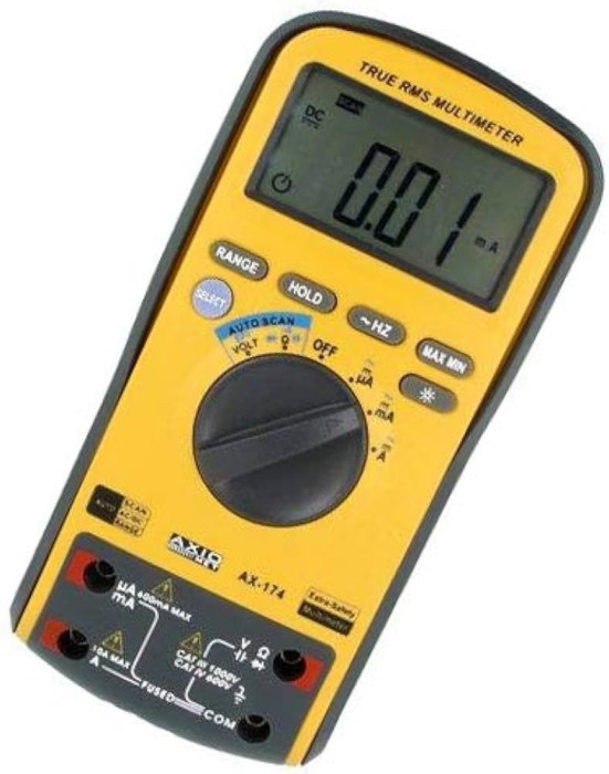 multimetru digital, AXIOMET, AX-174, 0.1...600mV-1kV, 0.1...600&micro;A-10A