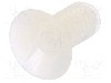 Surub M3, poliamida, lungime 6mm, ingropat, pas filet 0.5, DREMEC - 8G202M3X06