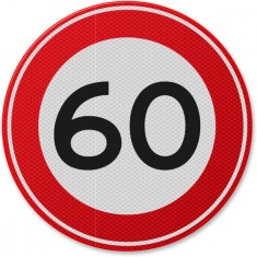 Indicator din aluminiu de circulație 60 km foto