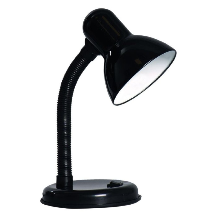 Lampa Birou Clasic Negru E27 60W &ndash; Iluminat Elegant