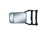 Oglinda exterioara auto auxiliara dubla atasabila Carpoint 230 x 145 mm, universala, cu brat reglabil si oglinda unghi larg, pentru rulota sau