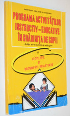 Programa instructiv-educative in gradinita de copii 2005 ed. a 2-a foto