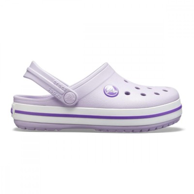 Saboți Crocs Crocband Kid&amp;#039;s New Clog Mov - Lavender/Neon Purple foto