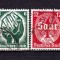 ✅ (S42) Germania Reich 1934 &quot;Referendum - alipirea Saar &quot; serie completa Michel 544/545, stampilate