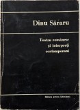 Teatru romanesc si interpreti contemporani (Cronici teatrale) - Dinu Sararu (cateva sublinieri)