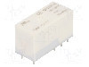 Releu miniaturale, 24V AC, 16A, serie HF115F, HONGFA RELAY - HF115F-A/024-1ZS3AF