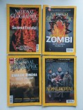 Lot 4 reviste National Geographic Romania, august 2008, Noiembrie 2014, August 2016, octombrie 2016