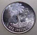 J.386 GUATEMALA 5 CENTAVOS 1961 XF/AUNC ARGINT