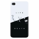 Husa silicon pentru Apple Iphone 4 / 4S, Life Vs Death