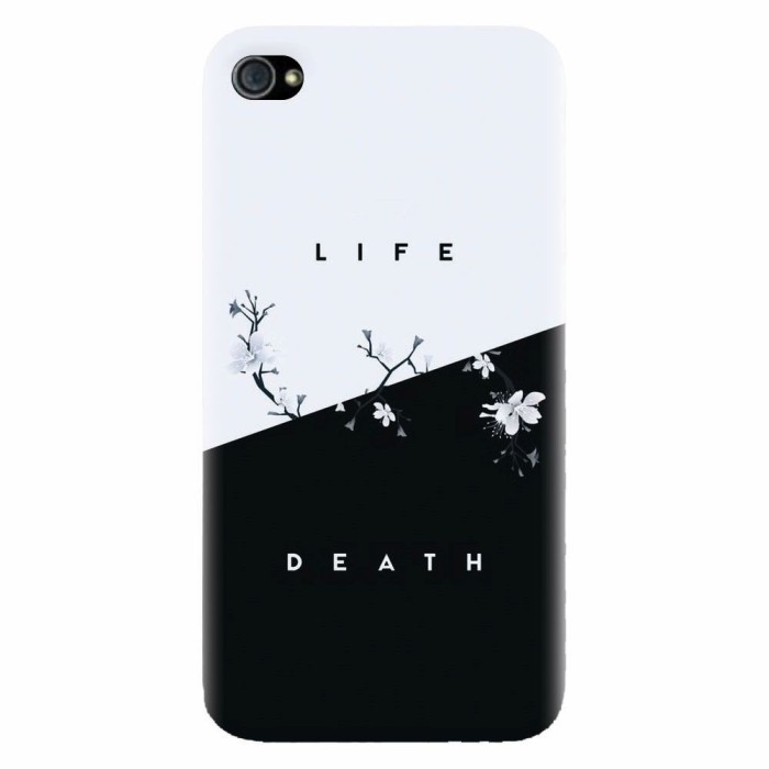 Husa silicon pentru Apple Iphone 4 / 4S, Life Vs Death