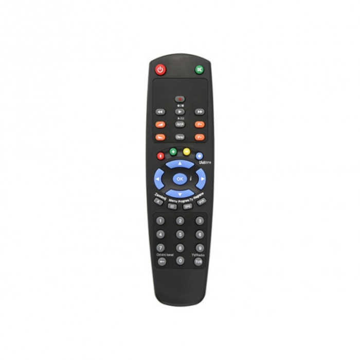 Telecomanda, Blow, Pentru Polsat Echostar HD5000, 37 butoane, Negru