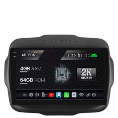 Navigatie 2K Jeep Renegade (2014-2018), Android OS, S-Quadcore 4GB RAM + 64GB ROM, 9.5 Inch - AD-BGS90042K+AD-BGRKIT286 foto