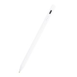 Techsuit - Stylus Pen (S3) - for Phones and Tablets, Universal, Active, Type-C, Fast Charging, 130mAh - White