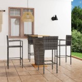 Set mobilier bar de gradina, 5 piese, gri GartenMobel Dekor, vidaXL