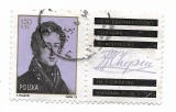Polonia - A IX-a editie a Concursului International de Pian Chopin, 1975 - obliterat