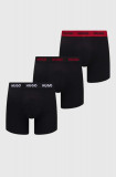 HUGO boxeri 3-pack bărbați, culoarea negru 50503079